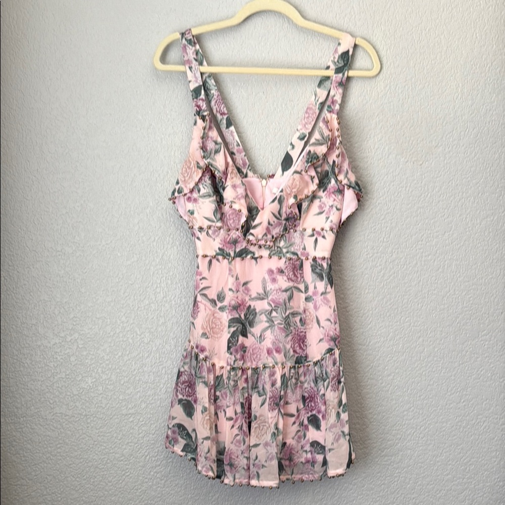 TALULAH Pink Floral Mini Dress
